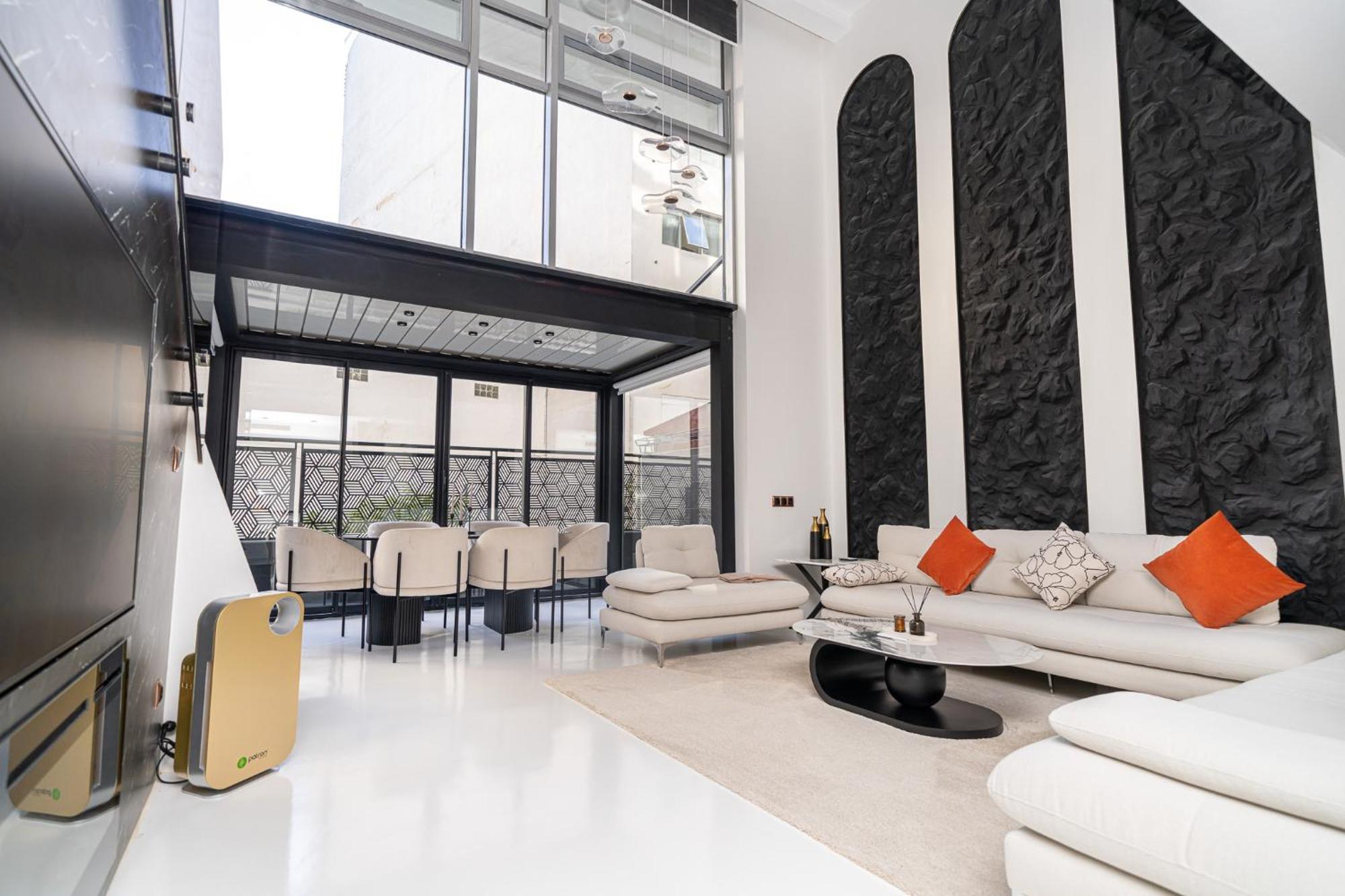 דירות טנג'יר Ecrin Secret, Duplex Prestige, Proche Corniche & Medina, Piscine, Parking, Wifi, Iptv, Ac מראה חיצוני תמונה